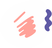 A pink scribble beside a purple squiggle, the Funte icon for the Essentials package.